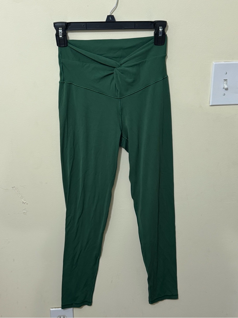 aerie Twist-Front High-Waist Leggings - Forest Green